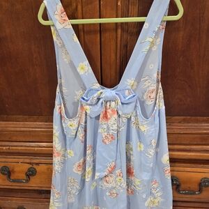 Candie's Light Blue Floral Top